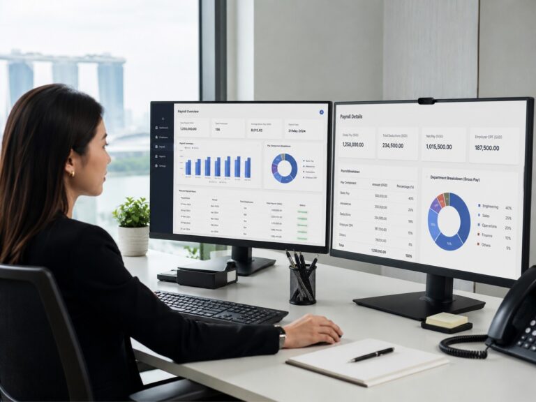 Abacus staff helping client companies handle their payroll