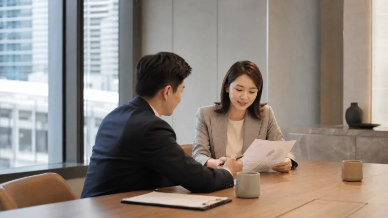 Executives discussing when do you need to a business valuation